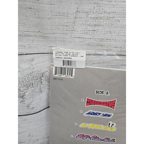 Snoh Aalegra Temporary Highs in the Violet Skies Purple Signed #832 - Picture 3 of 5